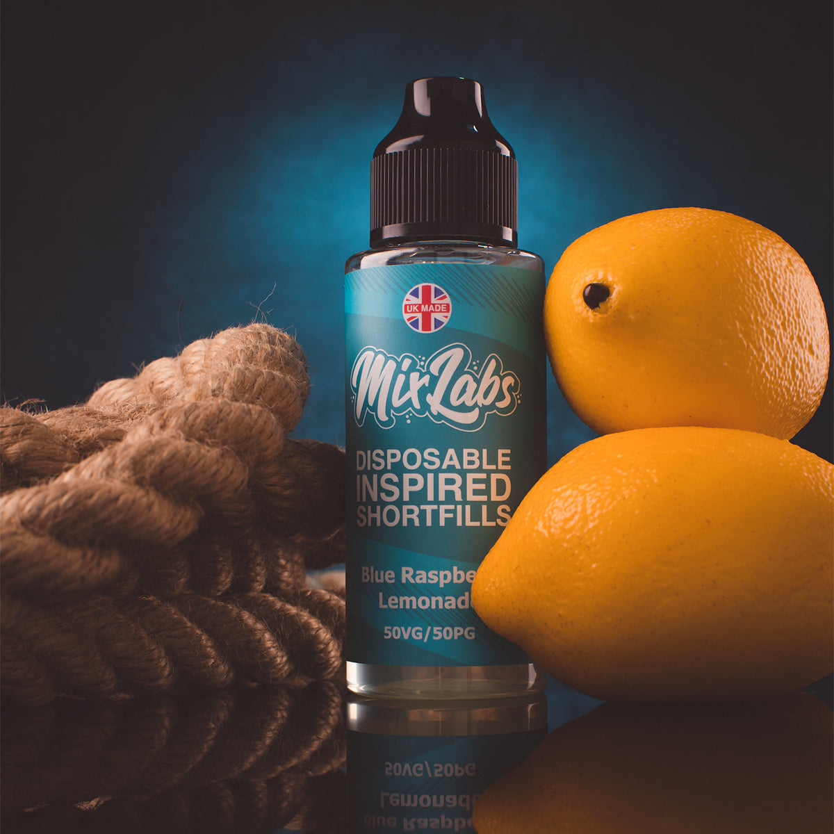 Disposable Inspired 100ml Shortfills - Blue Raspberry Lemonade