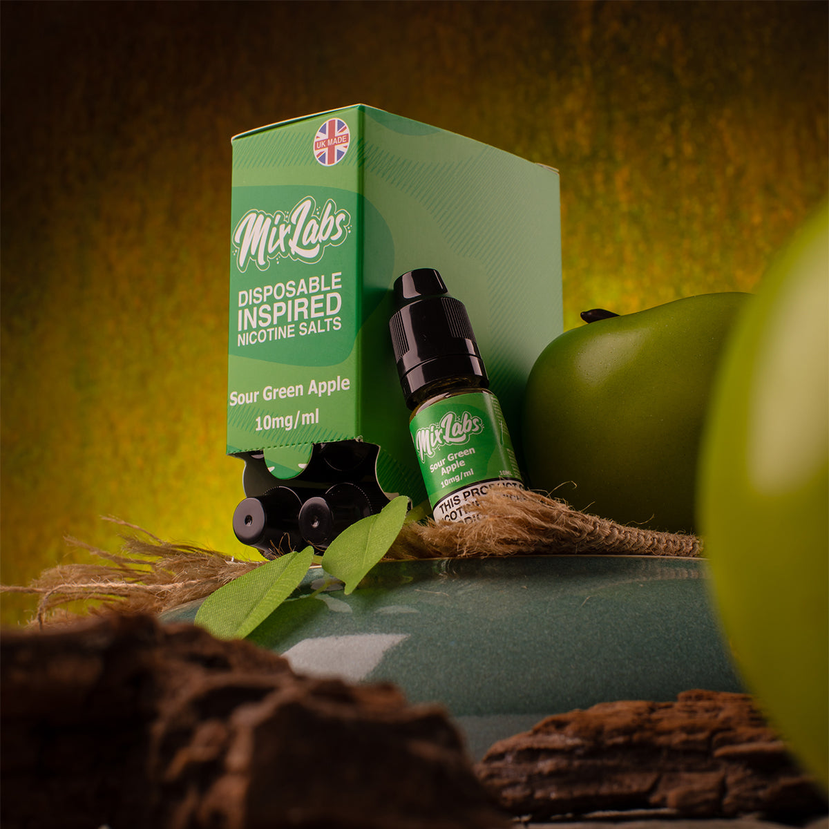 Disposable Inspired - Sour Green Apple Nicotine Salt 10ml
