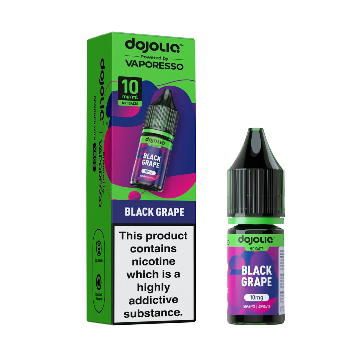 Vaporesso DOJOLIQ - Black Grape Nic Salt 10ml