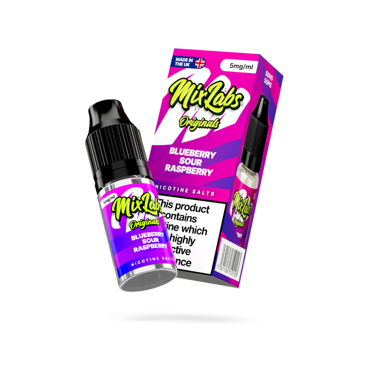 Mix Labs Originals - Blueberry Sour Raspberry Nic Salt 10ml