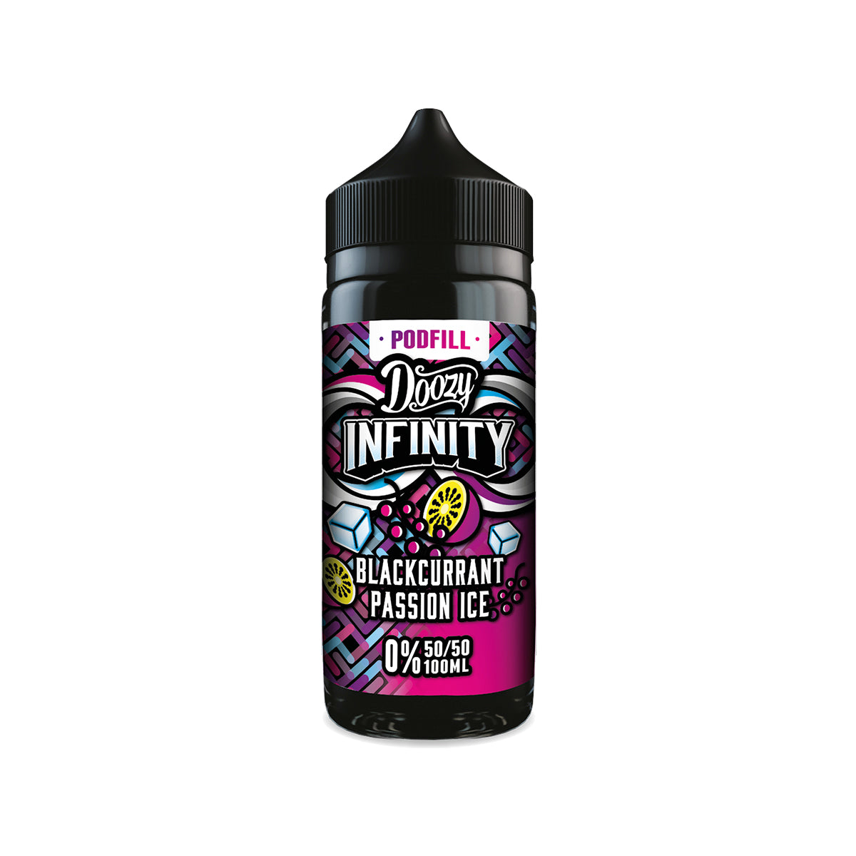 Doozy Infinity Pod Fill - Blackcurrant Passion Ice 100ml
