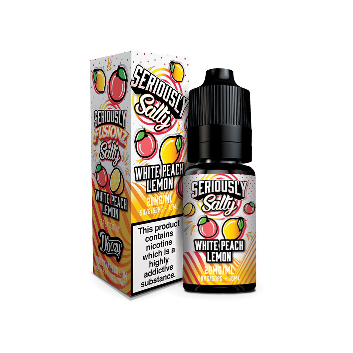Seriously Fusionz - White Peach Lemon Nic Salt