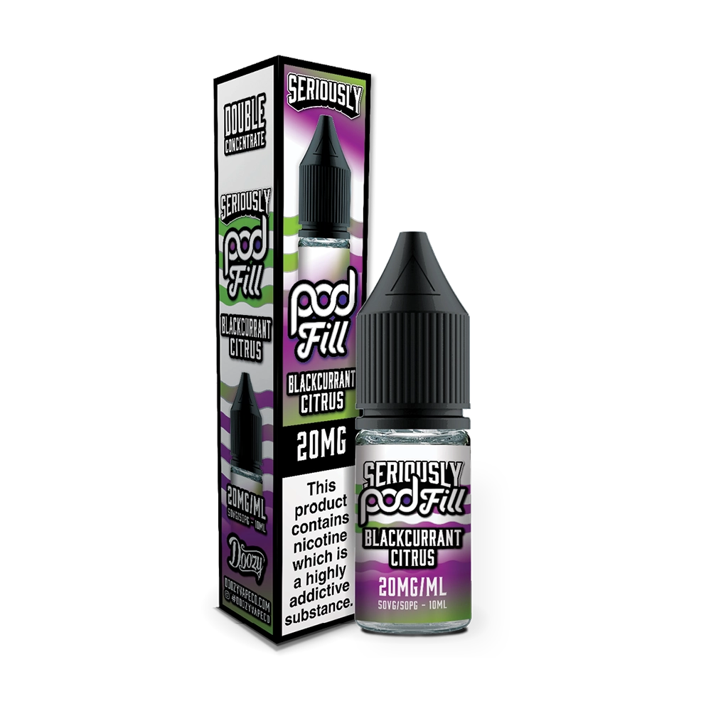 Seriously Pod Fill - Blackcurrant Citrus Nic Salt 10ml