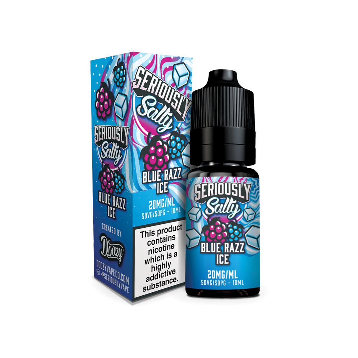 Seriously Salty - Blue Razz Ice Nic Salt