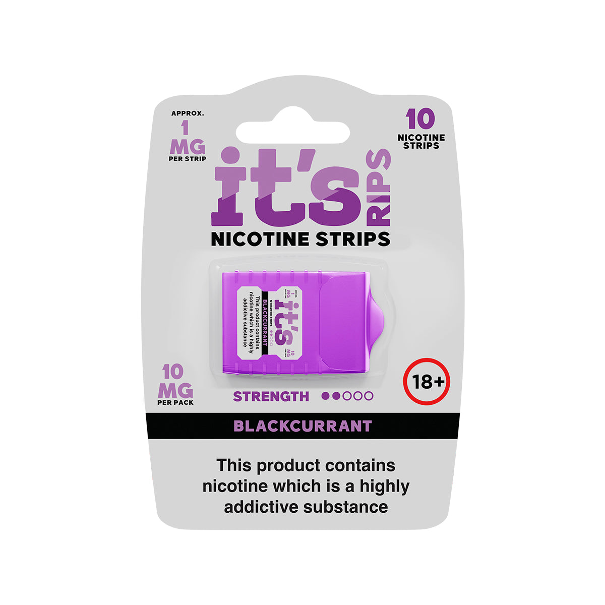It's Rips - Blackcurrant Nicotine Strips