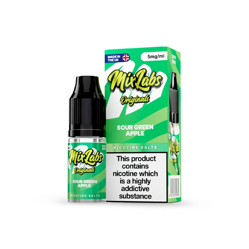 Mix Labs Originals - Sour Green Apple Nic Salt 10ml