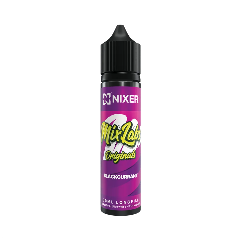 Nixer x Mix Labs Originals - Blackcurrant 30ml Longfill