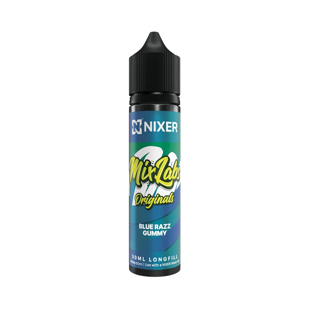 Nixer x Mix Labs Originals - Blue Razz Gummy 30ml Longfill