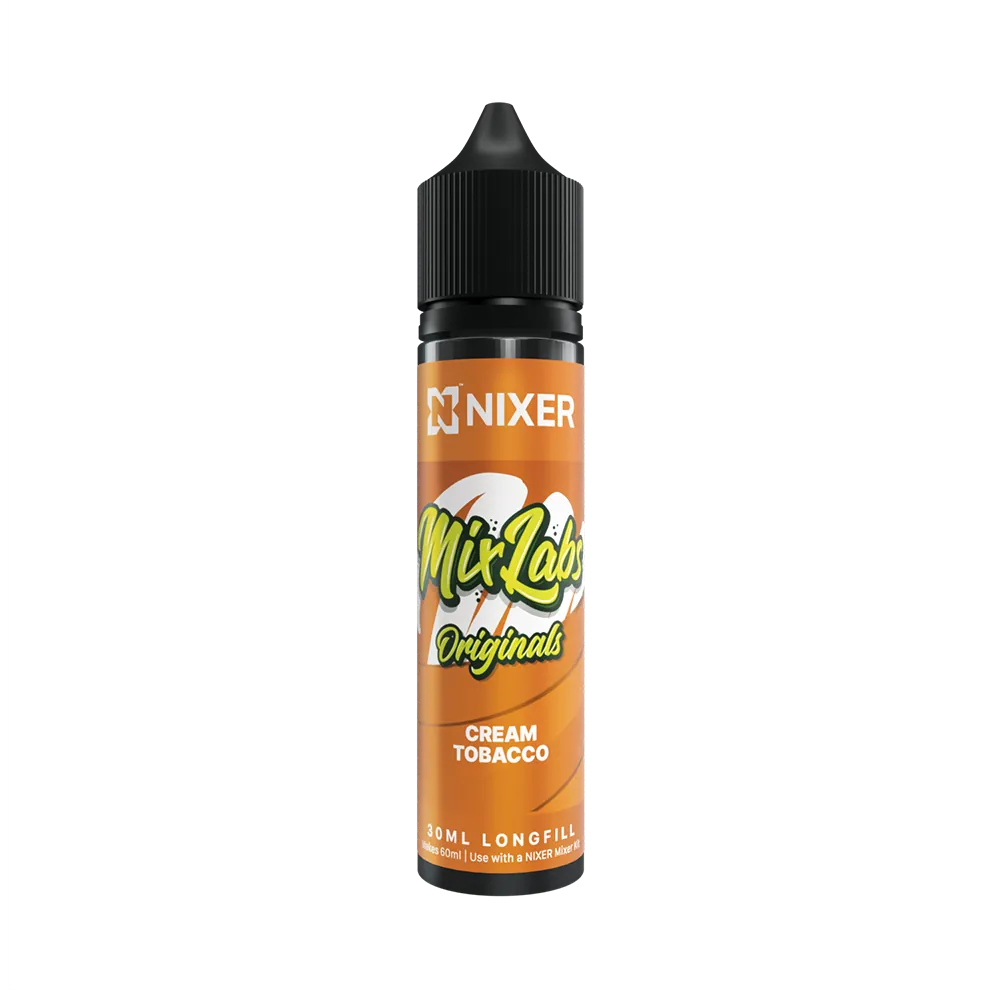 Nixer x Mix Labs Originals - Cream Tobacco 30ml Longfill