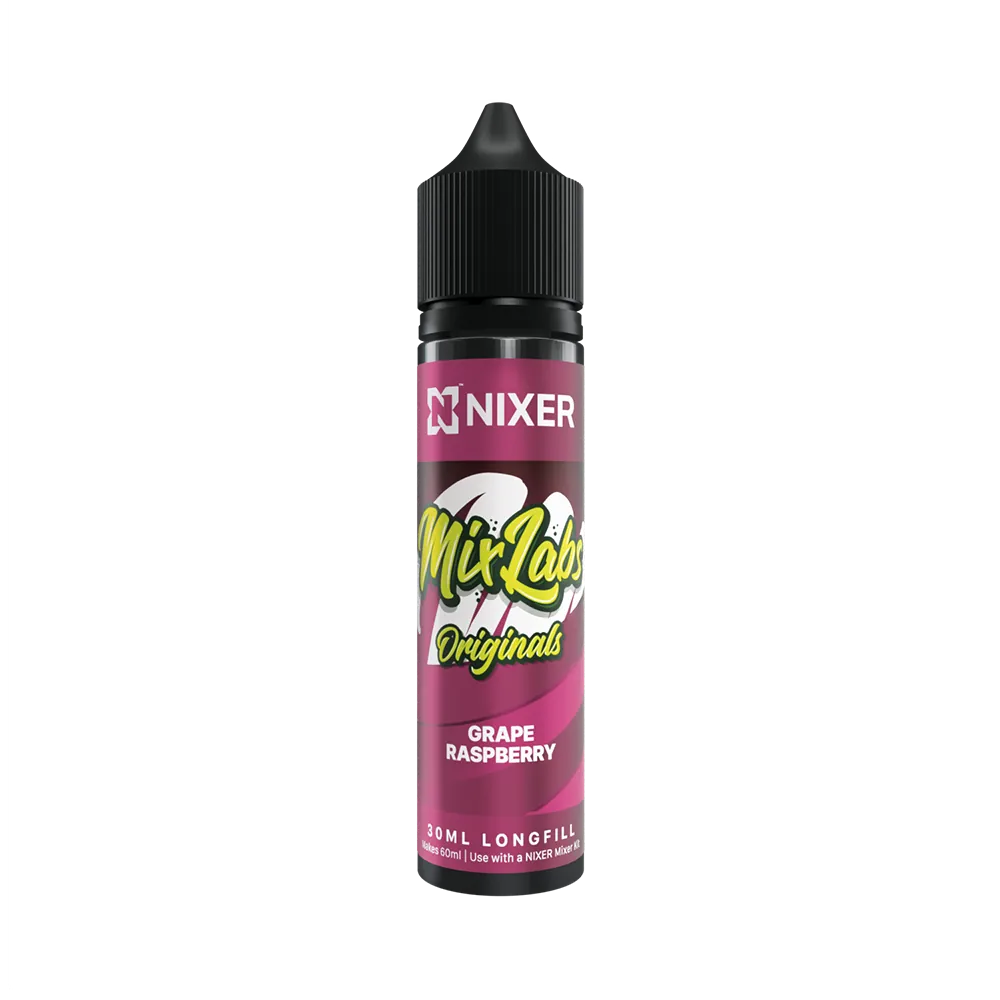 Nixer x Mix Labs Originals - Grape Raspberry 30ml Longfill
