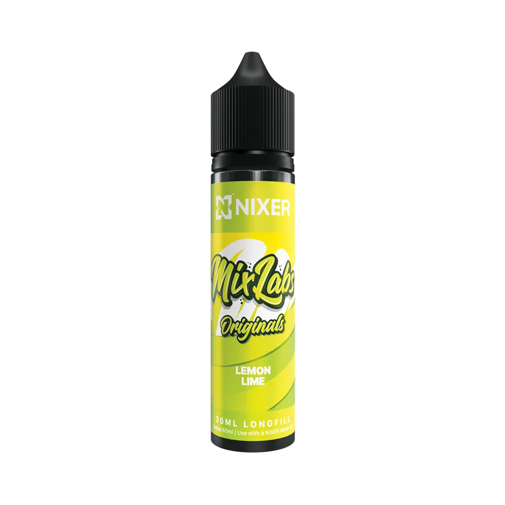 Nixer x Mix Labs Originals - Lemon Lime 30ml Longfill