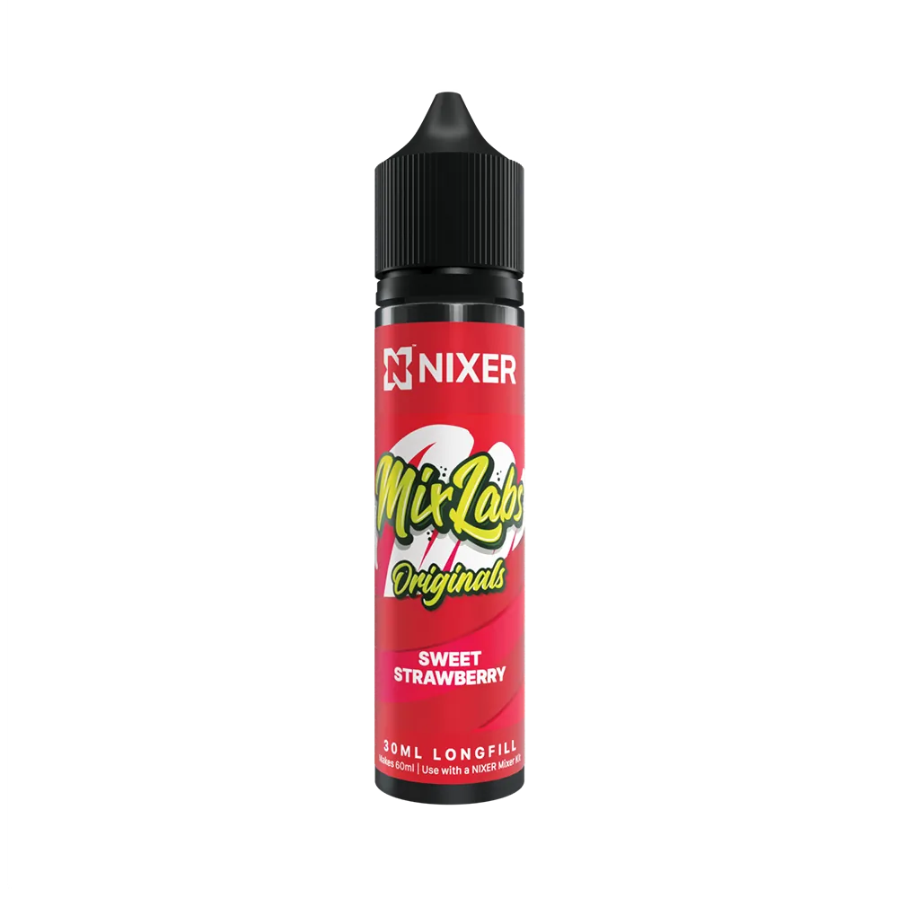 Nixer x Mix Labs Originals - Sweet Strawberry 30ml Longfill
