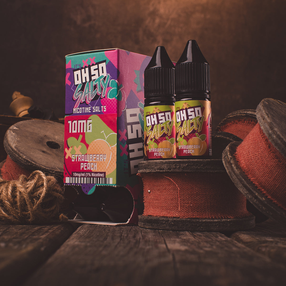 Oh So Salty - Strawberry Peach Nic Salt