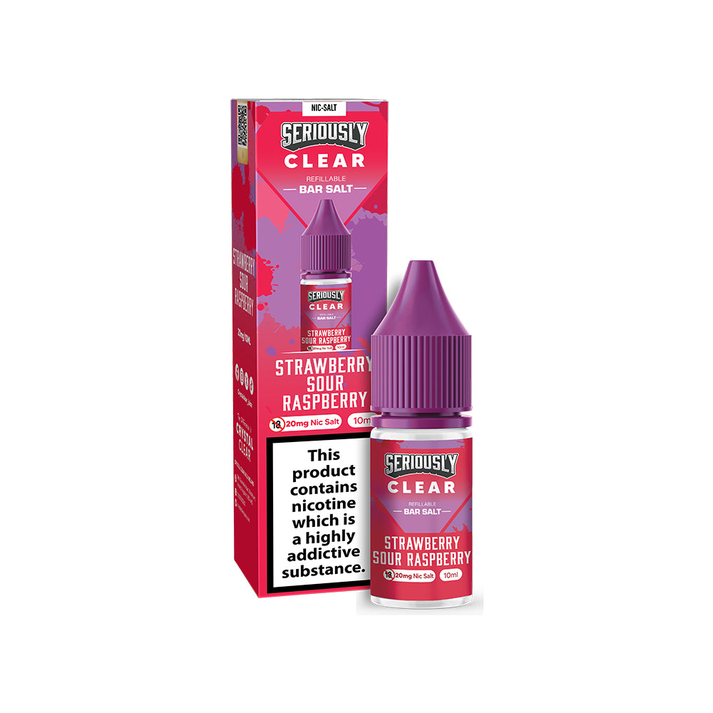 Seriously Clear - Strawberry Sour Raspberry Nic Salt