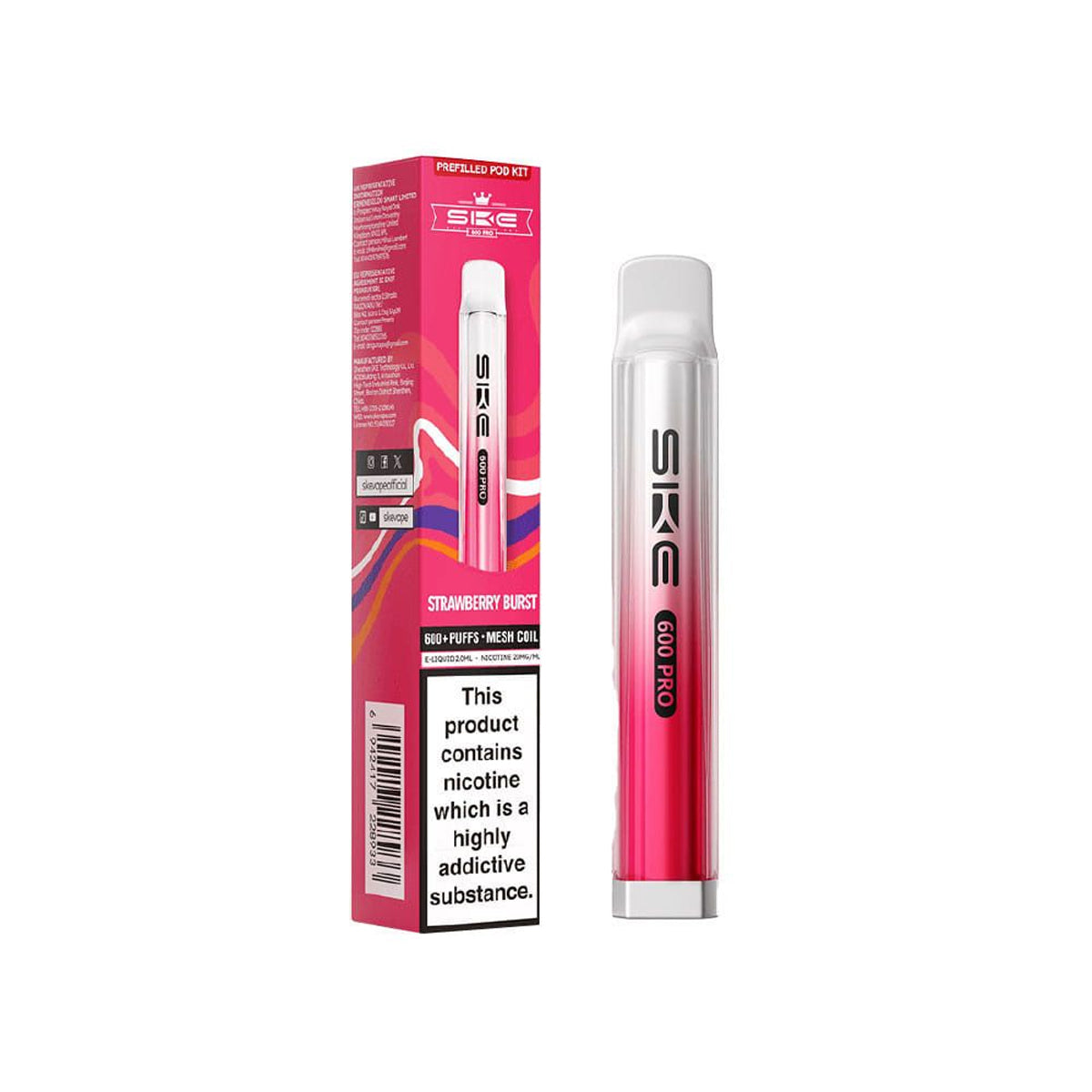 SKE 600 Pro Prefilled Pod Kit