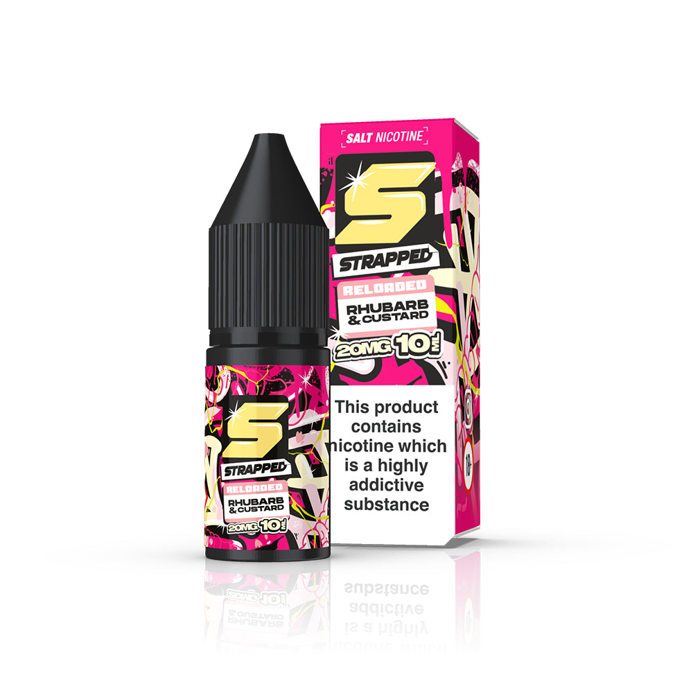 Strapped Reloaded - Rhubarb Custard Nic Salt
