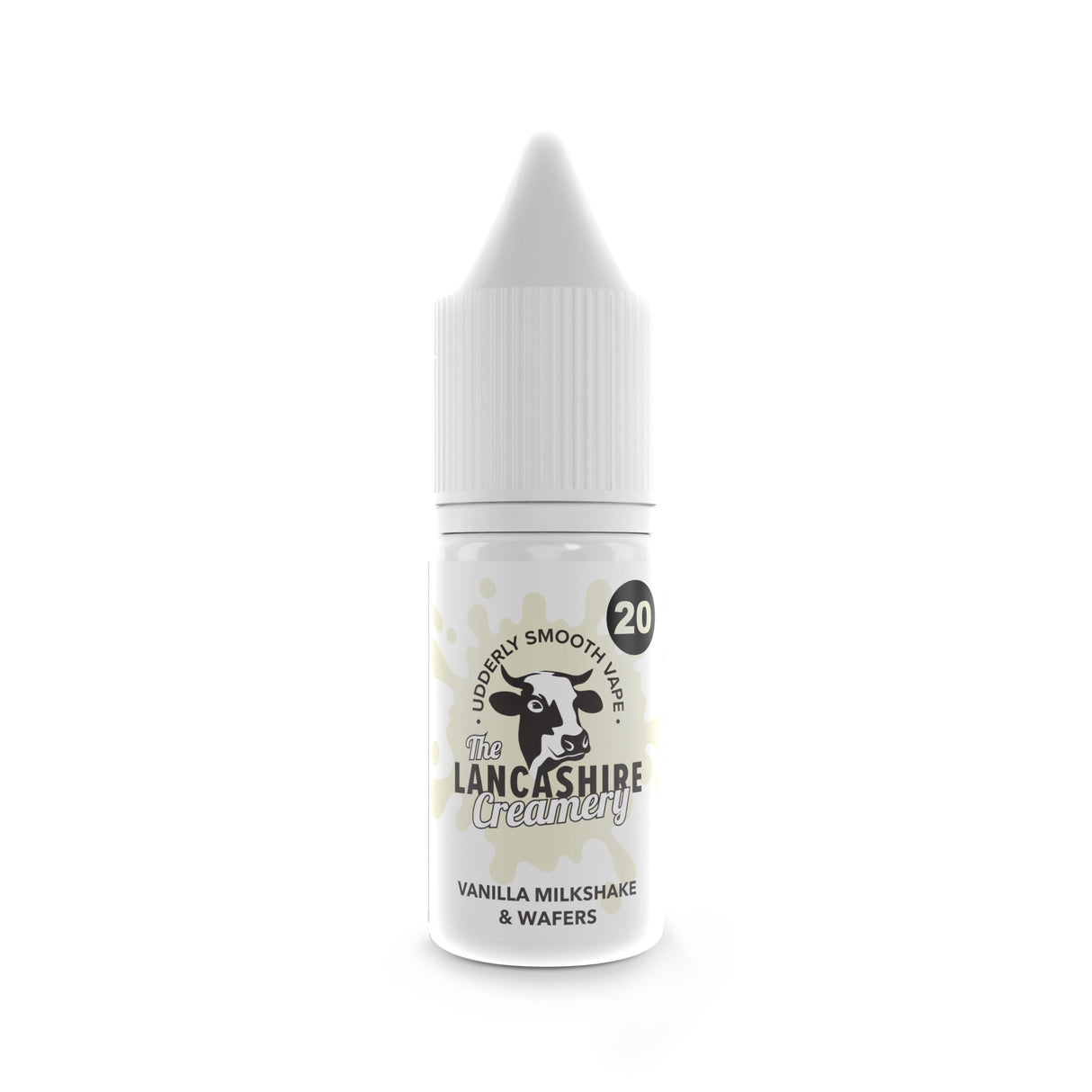 The Lancashire Creamery - Vanilla Milkshake & Wafers Nic Salt