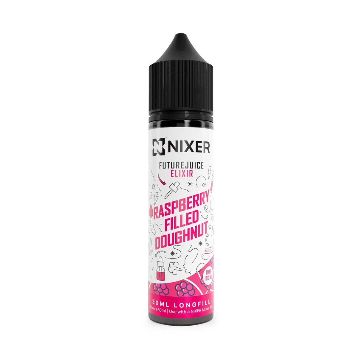 Nixer x Future Juice - Raspberry Filled Doughnut 30ml