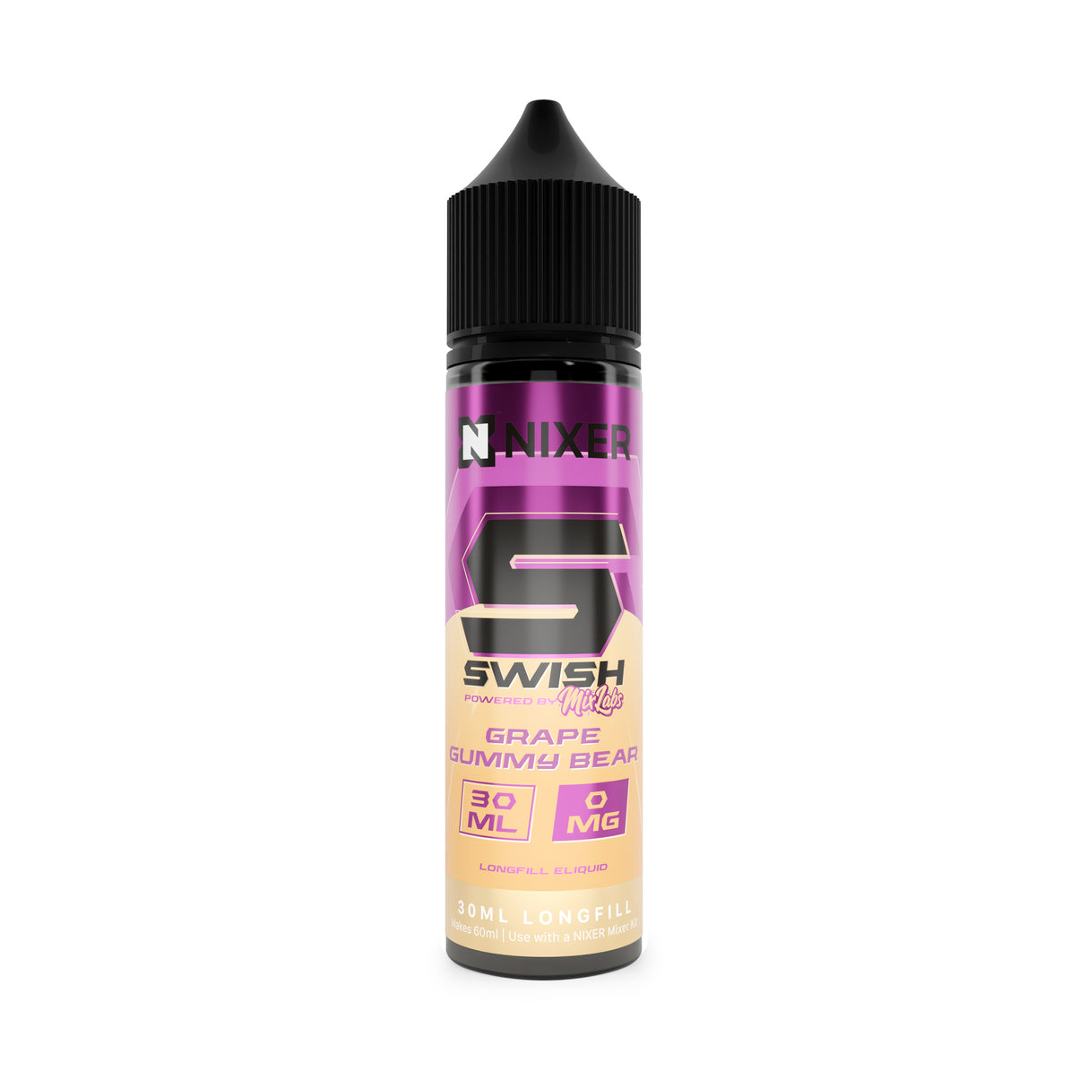 Nixer x Swish - Grape Gummy Bear 30ml Longfill