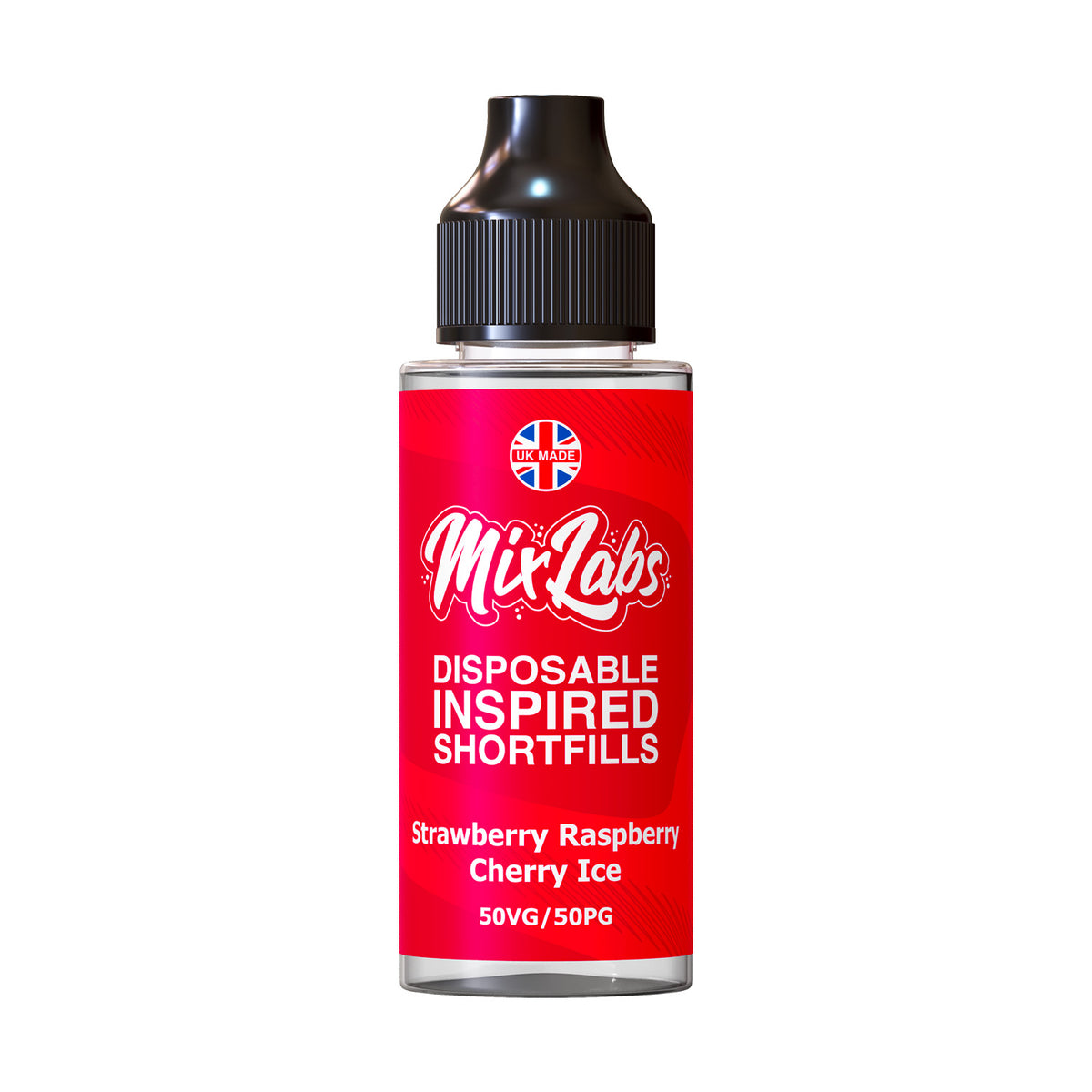 Disposable Inspired 100ml Shortfills - Strawberry Raspberry Cherry Ice