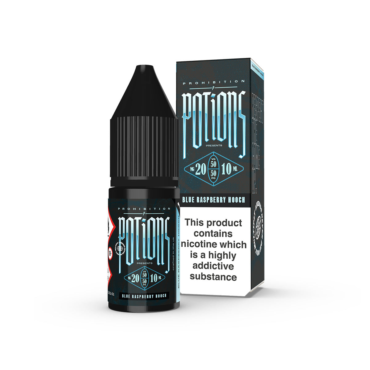 Prohibition Potions - Blue Raspberry Hooch Nic Salt