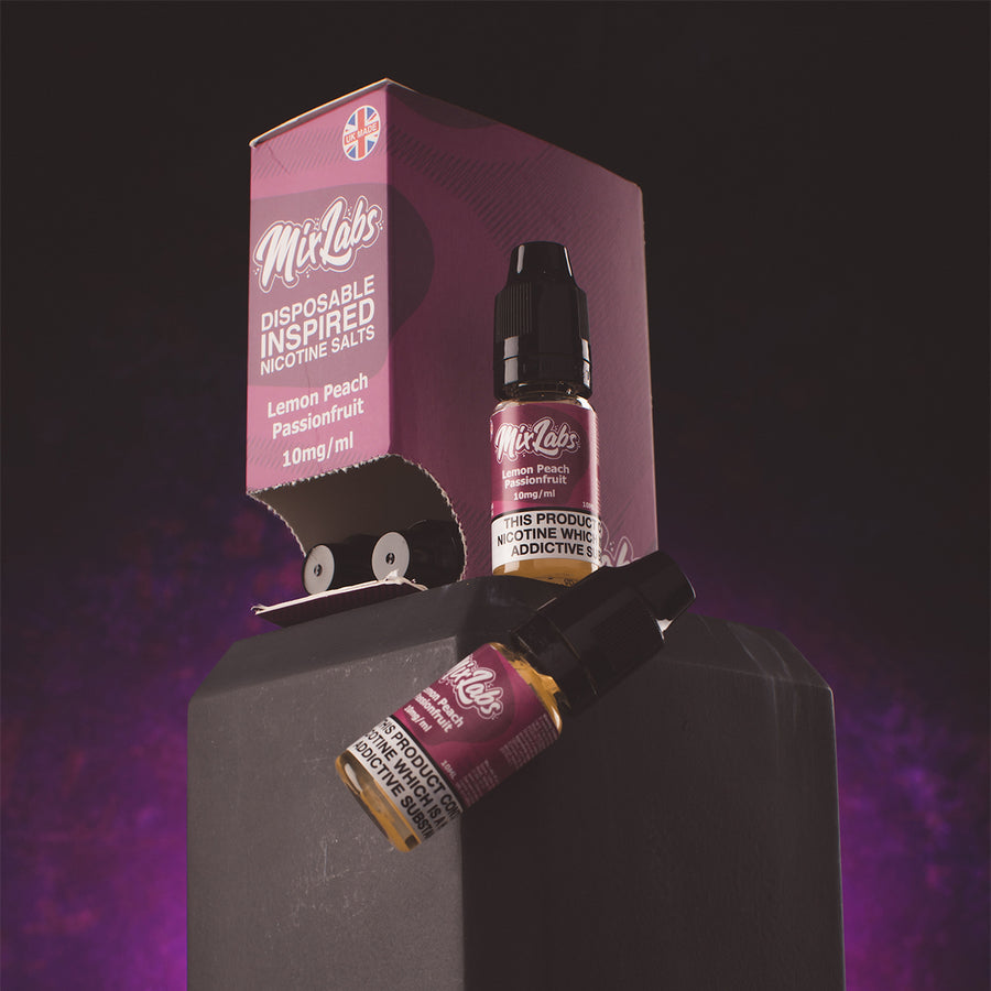 Disposable Inspired Lemon Peach Passionfruit Nicotine Salt 10ml