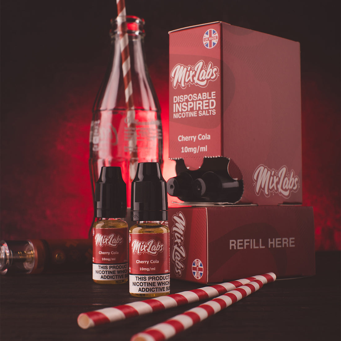 Disposable Inspired Cherry Cola Nicotine Salt 10ml