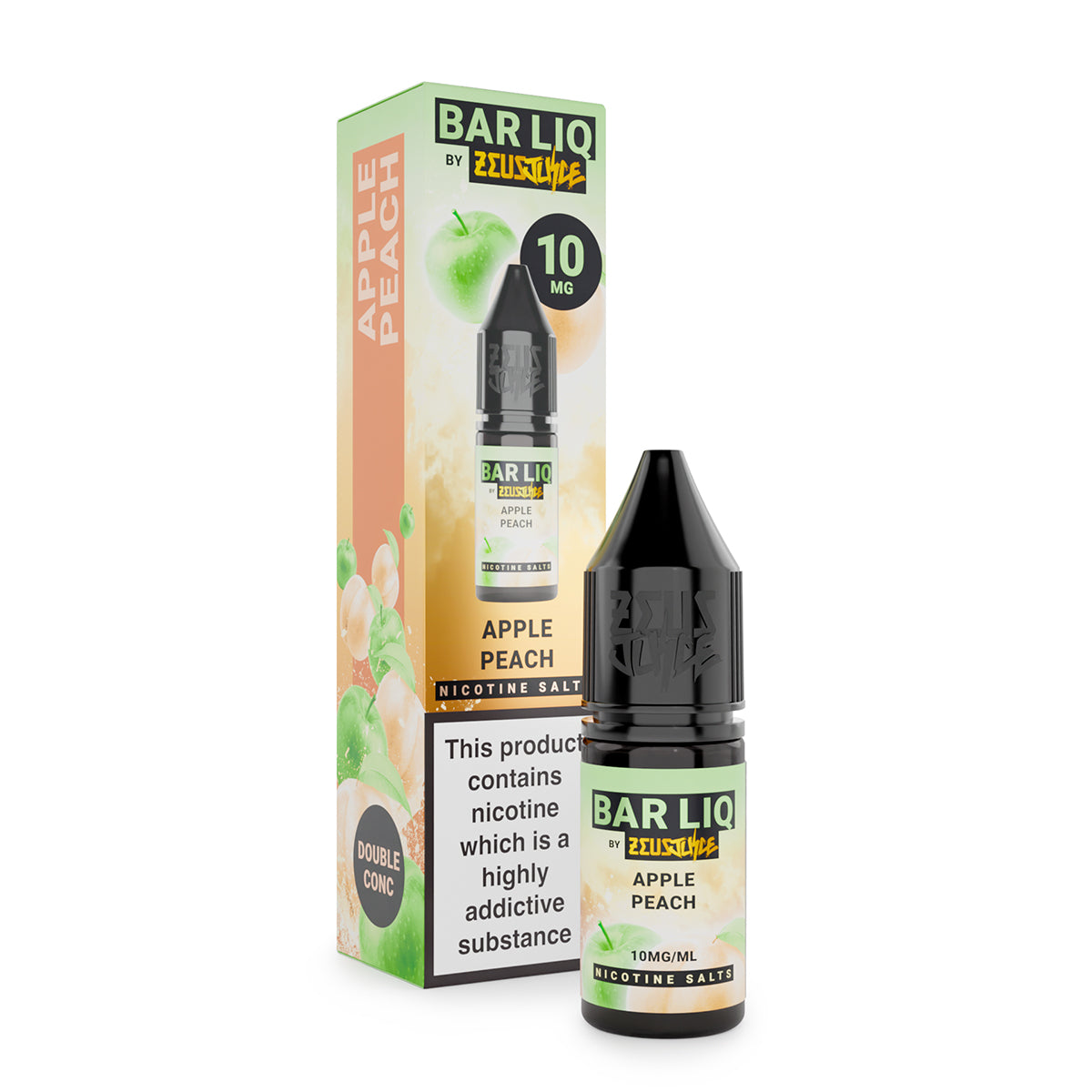 Zeus Juice Bar Liq - White Peach Razz Nic Salt 10ml