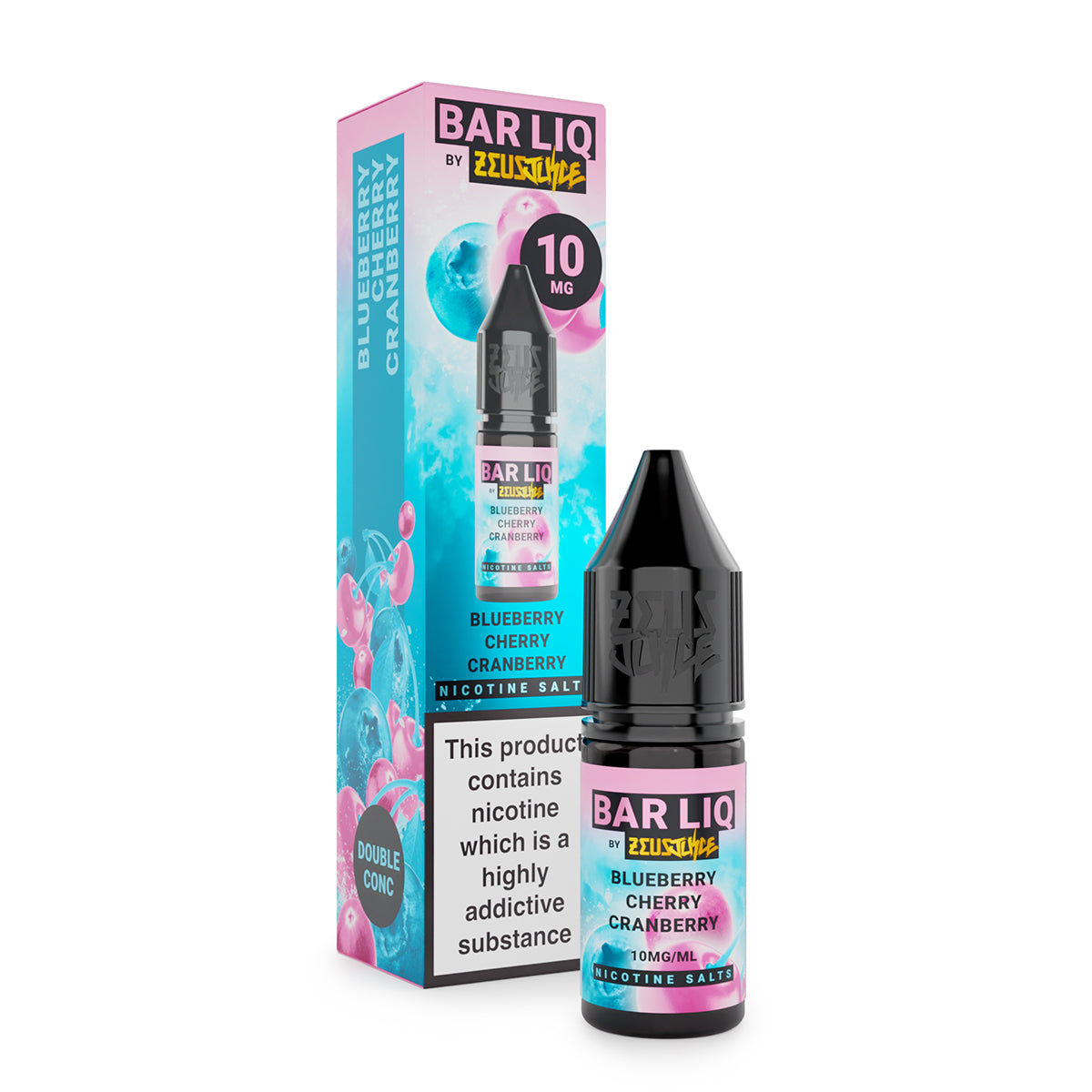 Zeus Juice Bar Liq - White Peach Razz Nic Salt 10ml