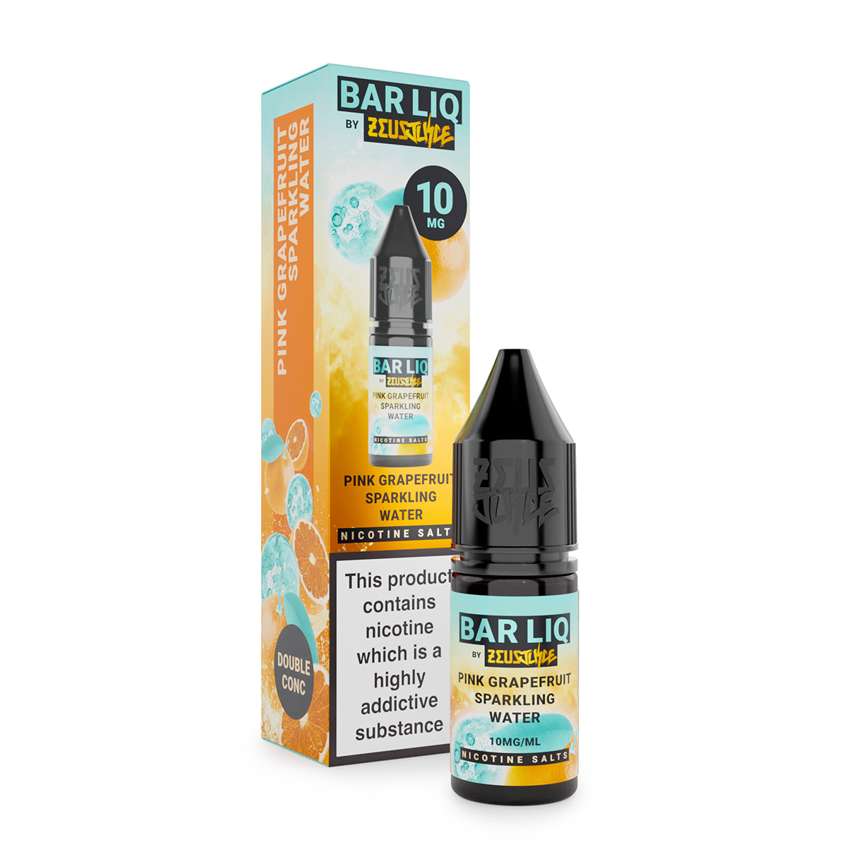 Zeus Juice Bar Liq - Pink Grapefruit Sparkling Water Nic Salt 10ml