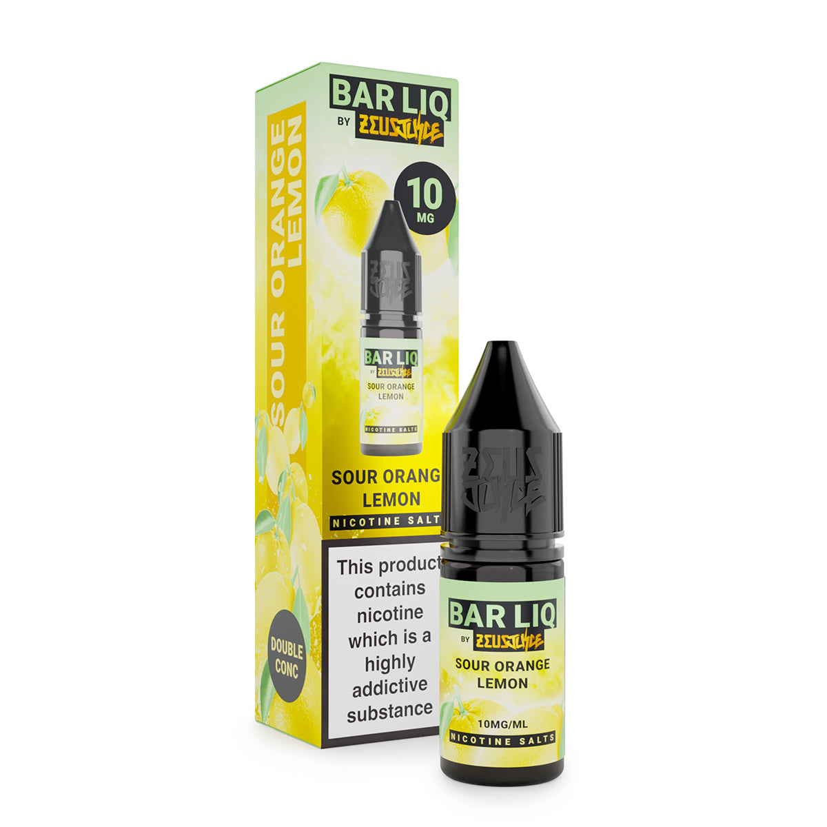 Zeus Juice Bar Liq - Sour Orange Lemon Nic Salt 10ml