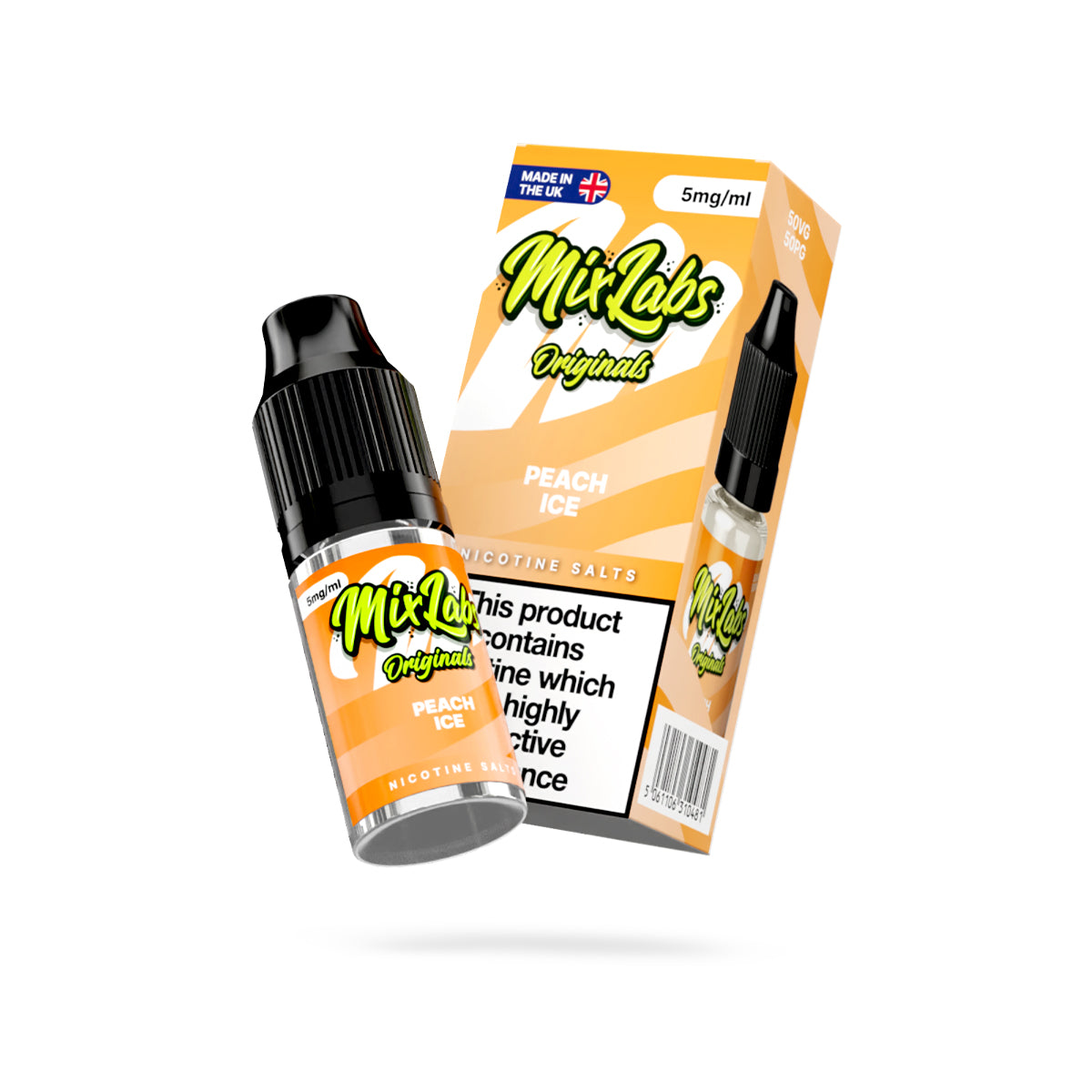 Mix Labs Originals - Peach Ice Nic Salt 10ml