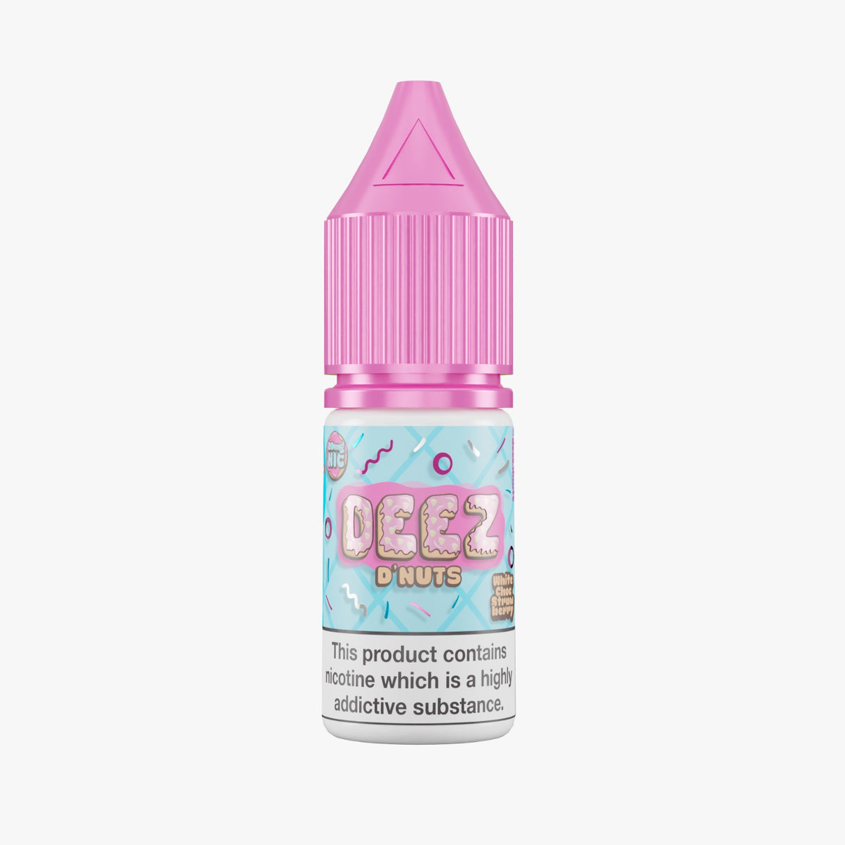 Deez D'Nuts - White Choc Strawberry Nic Salt