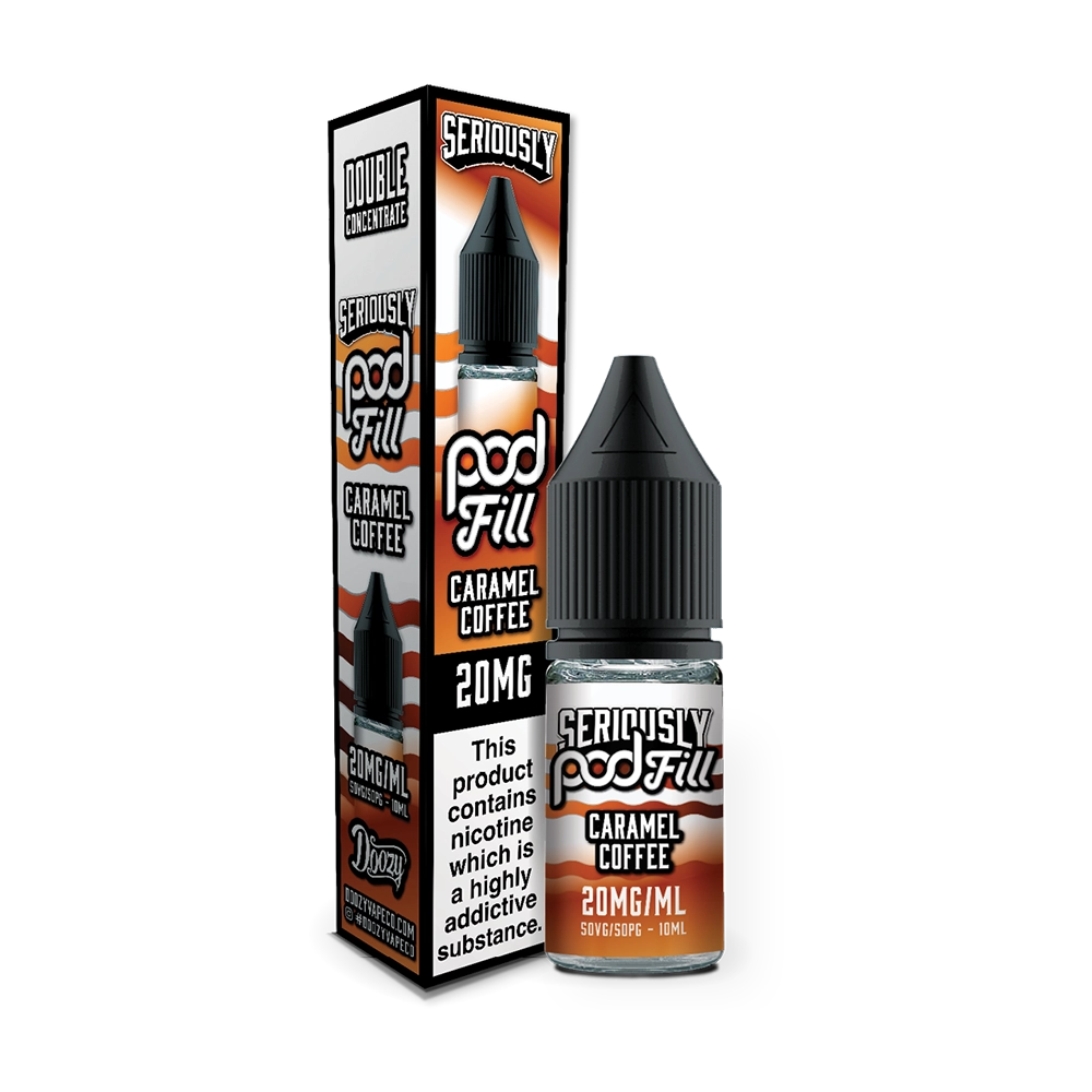 Seriously Pod Fill - Caramel Coffee Nic Salt 10ml