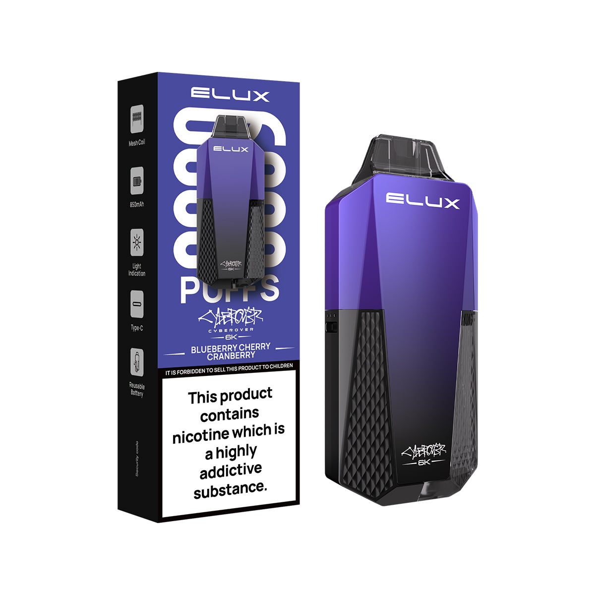 Elux Cyberover 6K Prefilled Pod Kit