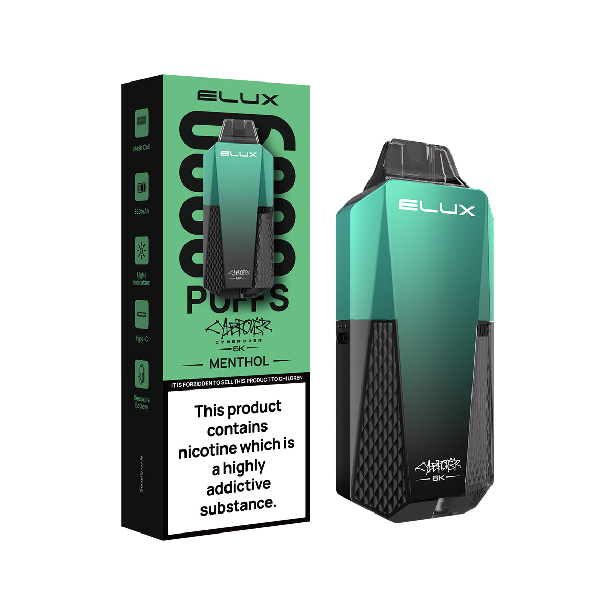 Elux Cyberover 6K Prefilled Pod Kit