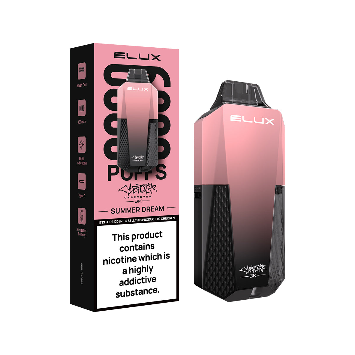 Elux Cyberover 6K Prefilled Pod Kit