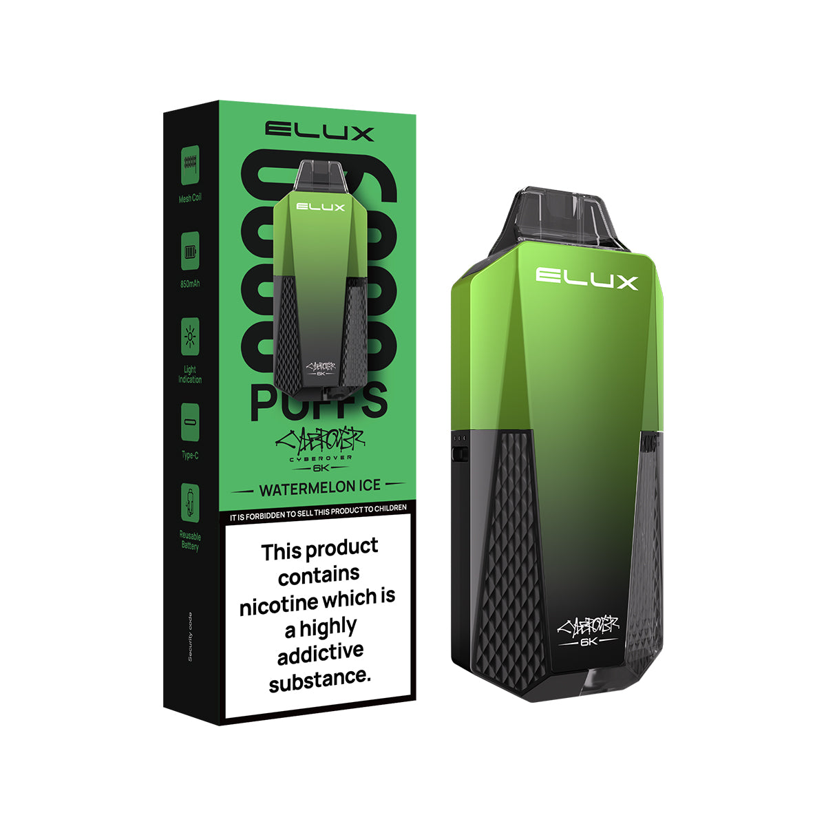 Elux Cyberover 6K Prefilled Pod Kit