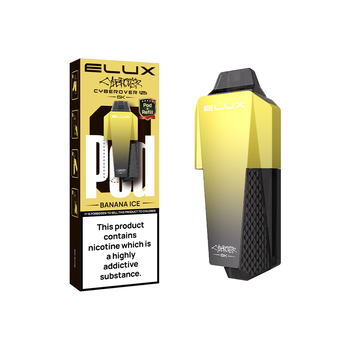 Elux Cyberover 6K Replaceable Pods