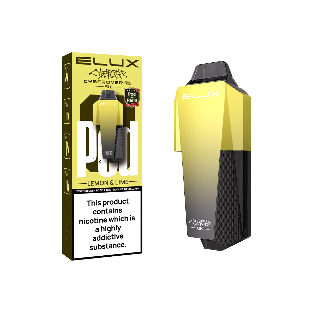 Elux Cyberover 6K Replaceable Pods
