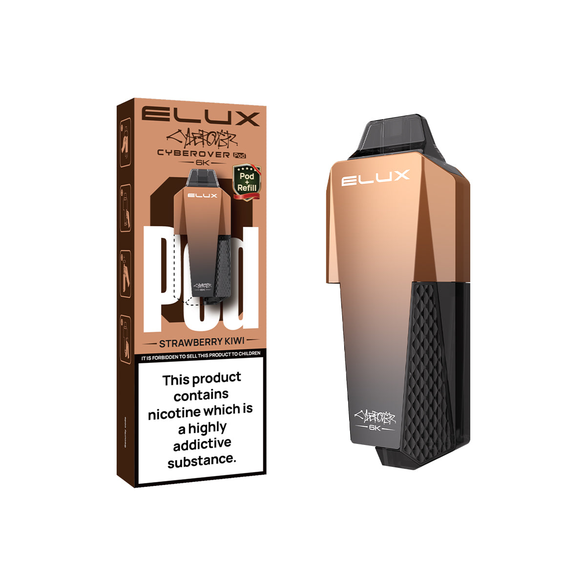 Elux Cyberover 6K Replaceable Pods
