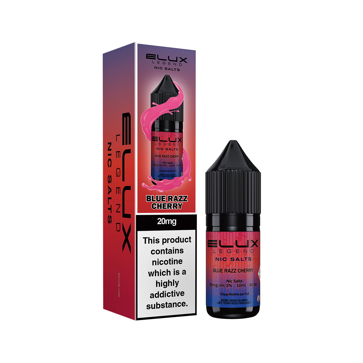 Elux Legend - Blue Razz Cherry Nic Salt