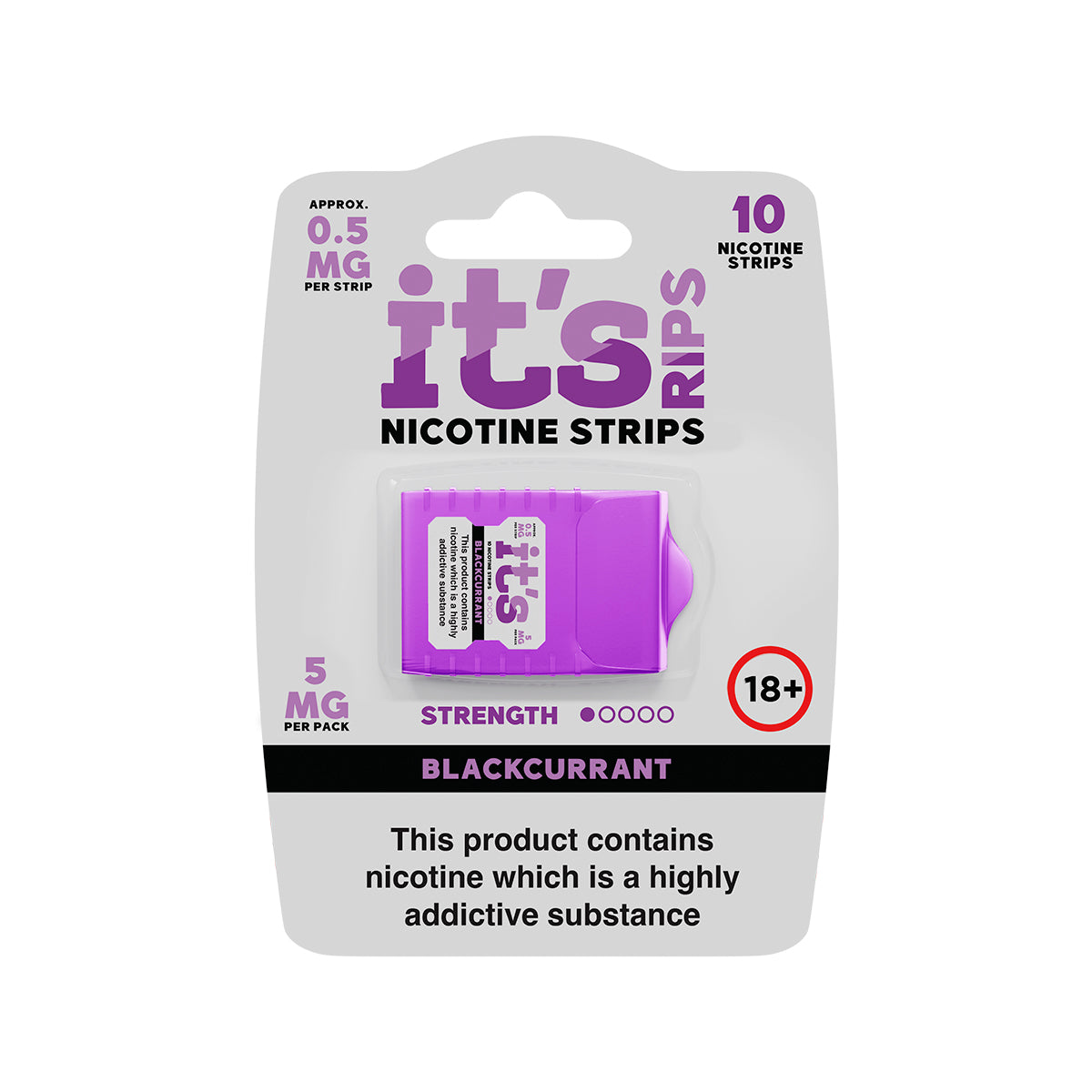 It's Rips - Blackcurrant Nicotine Strips