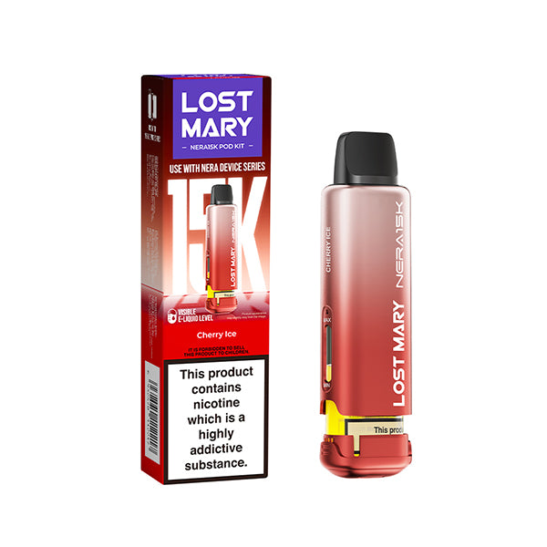 Lost Mary Nera 15K Replaceable Pods