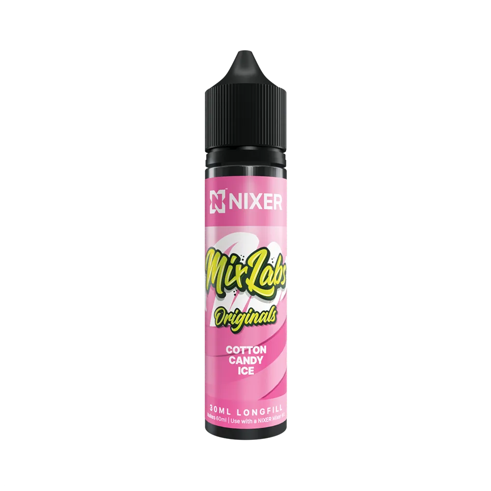 Nixer x Mix Labs Originals - Cotton Candy Ice 30ml Longfill