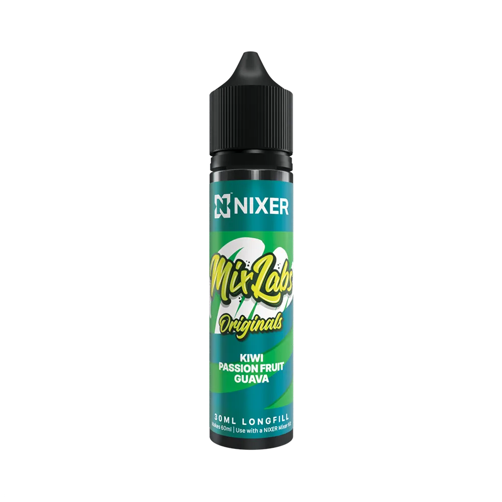 Nixer x Mix Labs Originals - Kiwi Passionfruit Guava 30ml Longfill
