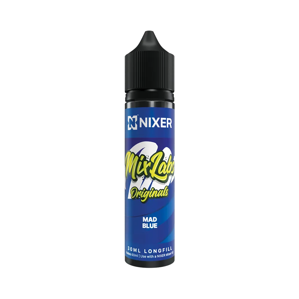 Nixer x Mix Labs Originals - Mad Blue 30ml Longfill