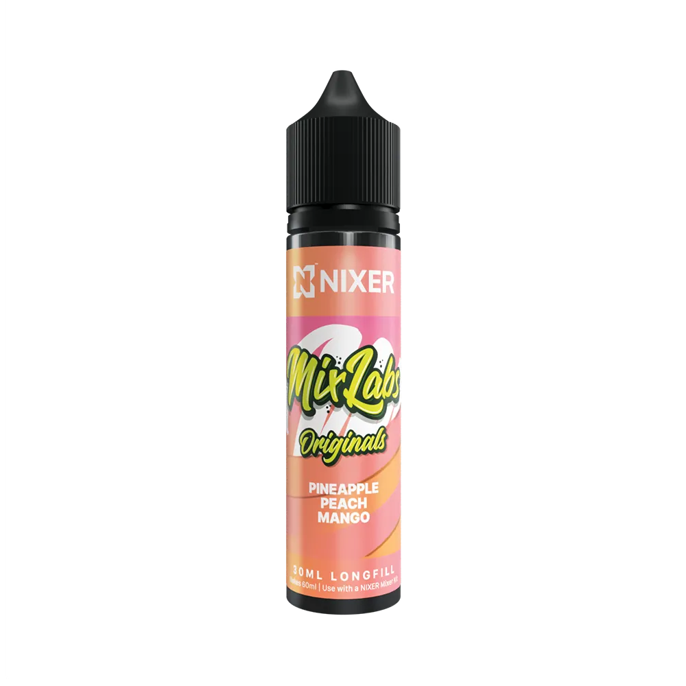 Nixer x Mix Labs Originals - Pineapple Peach Mango 30ml Longfill
