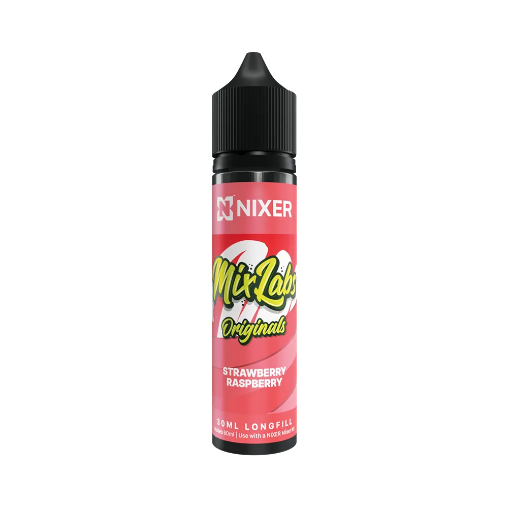 Nixer x Mix Labs Originals - Strawberry Raspberry 30ml Longfill