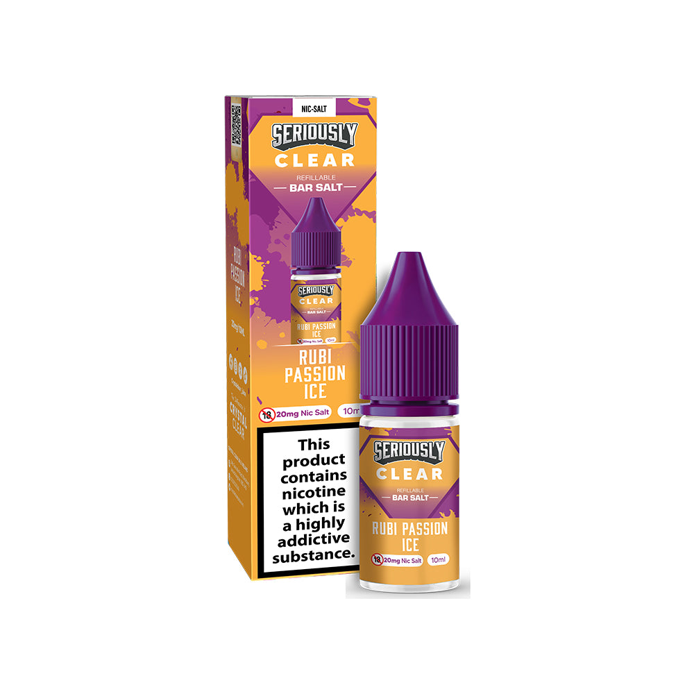 Seriously Clear - Rubi Passion Ice Nic Salt